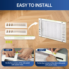 FLEXFILTER MERV 13 Air Filter 20x25x1 | Compact Size, Powerful Filtration