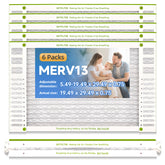 FLEXFILTER MERV 13 Air Filter 20x30x1 | Compact Size, Powerful Filtration